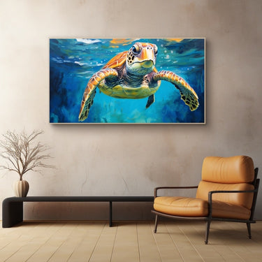 Sea Turtle Canvas Painting